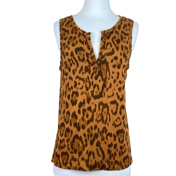 Peyton Jensen Tank Top Animal Print Size Large - Picture 1 of 7